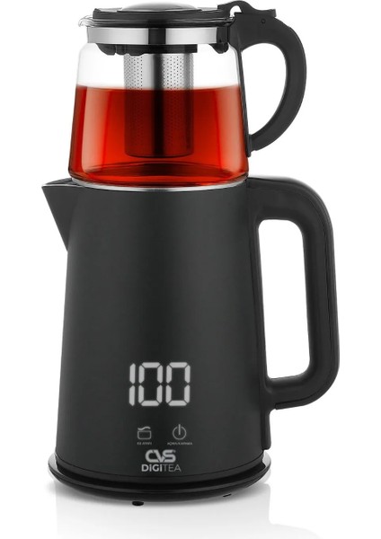 DN 1553 DİGİTEA Isı Ayarlı Dijital Çay Makinesi