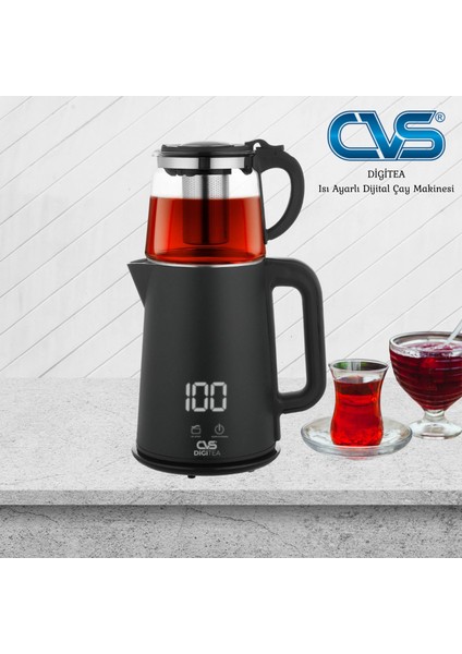 DN 1553 DİGİTEA Isı Ayarlı Dijital Çay Makinesi modelleri