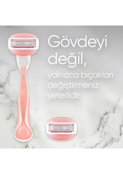 Comfortglide Spa Breeze Kadın Tıraş Makinesi + 4 Adet Yedek Tıraş Bıçağı