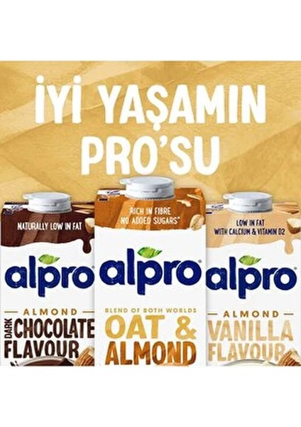 Yulaf & Badem İçeceği 2x1 Lt Doğal Laktozsuz Vegan Vejetaryen İçerik