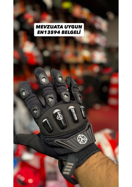 Scoyco Motorcu Eldiveni Mevzuata Uygun En 13594 Belgeli