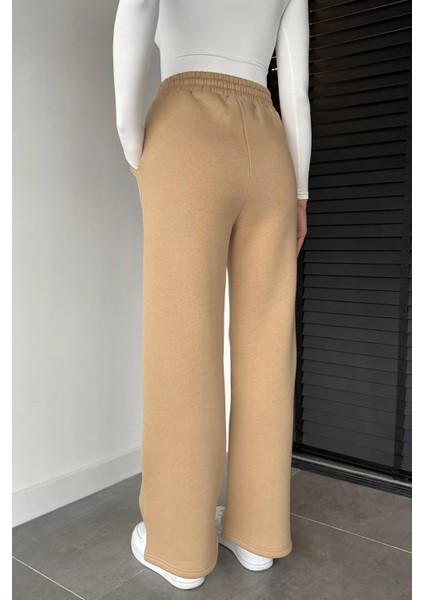 Kadın Bel Lastikli Yüksek Bel Çimalı Şardonlu Eşofman Altı P-00019074 fiyatları