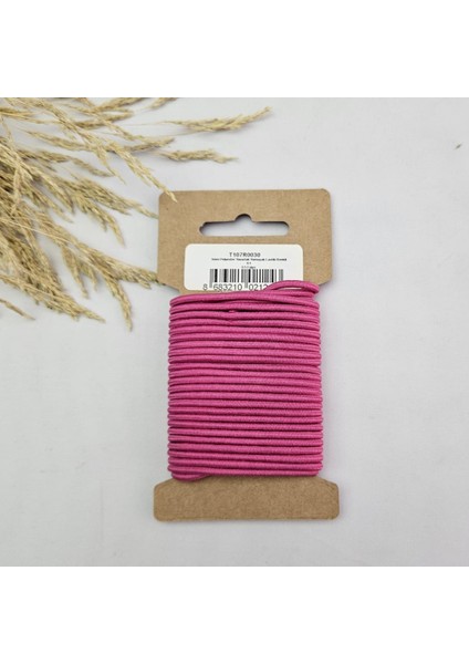 3 mm Yuvarlak Yumuşak Lastik Ip 10 mt | Bel Paça Don Lastiği | Aksesuar Lastiği