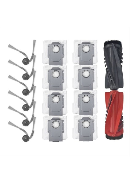 Roborock Saros 10 / S9 Maxv Ultra Vakum Parçaları Ana Silindir Yan Fırça Toz Torbaları Yedek Parçalar (Yurt Dışından) modelleri