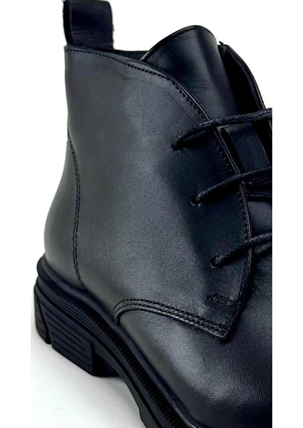 Kadın Hakiki Deri Siyah Bot - Sıcak Astar - Günlük Kullanıma Uygun modelleri