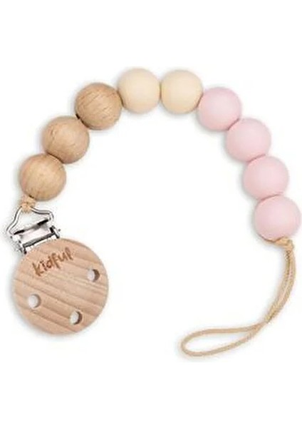 Renkli Emzik Askısı Sakura 11889 Doğal Ahşap ve BPA İçermeyen Silikon ile Üretilmiştir fiyatları