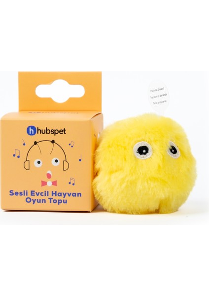 Sesli Hareketli Evcil Hayvan Topu Kedi Oyuncağı Sarı H112 fiyatları