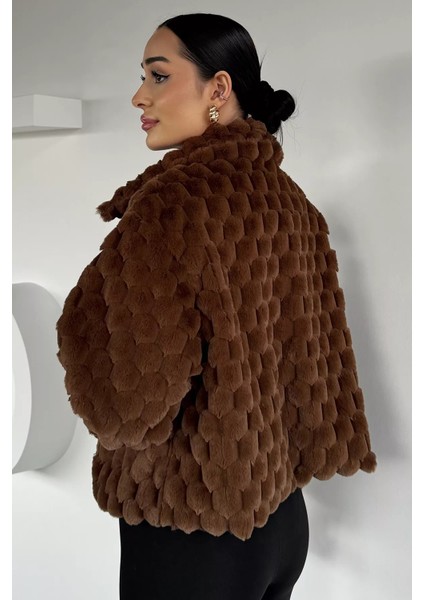 Kadın Iç Astarlı Peluş Mont P-00019100 fırsatları