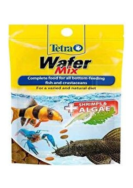 Wafermıx Sachet 15 Gr Kaliteli Dip Balıkları İçin Tablet Yem Beslenme Türü fırsatları