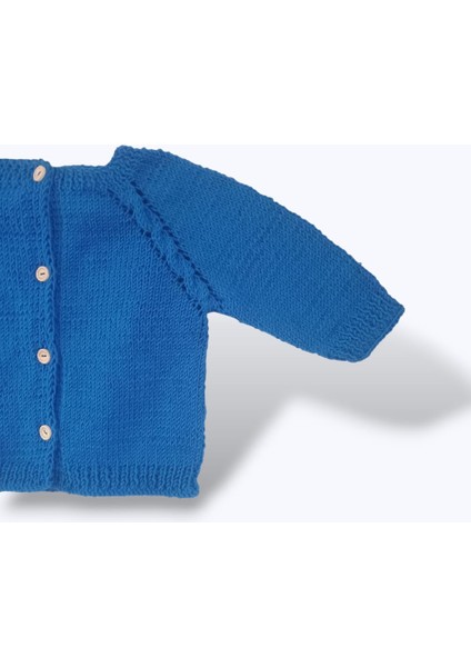 0-1 Yaş Örgü Lacivert Erkek Bebek Hırkası modelleri