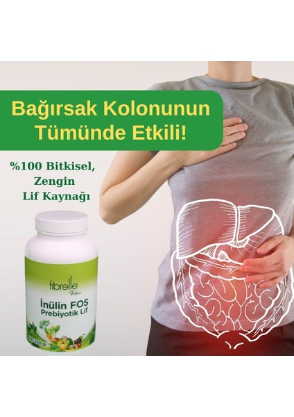 Inülin Fos Prebiyotik Lif 250G Hindibağ 2 Adet indirimleri