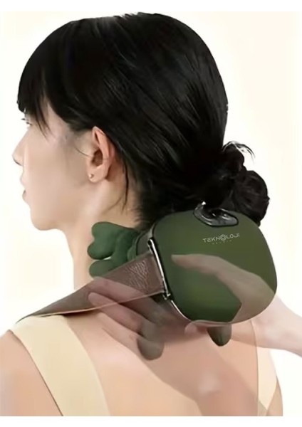 Masaj Aleti Şarjlı Ovmalı Isıtmalı Yeni Nesil Insan Eli Yoğurma Hisli Bütün Vücut Masajı 3 Modlu