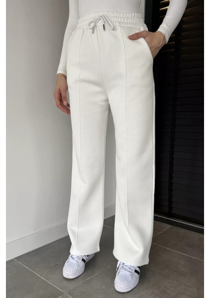 Kadın Bel Lastikli Yüksek Bel Çimalı Şardonlu Eşofman Altı P-00019074 modelleri