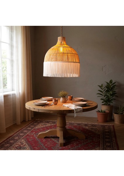 Madlen Püsküllü Rattan