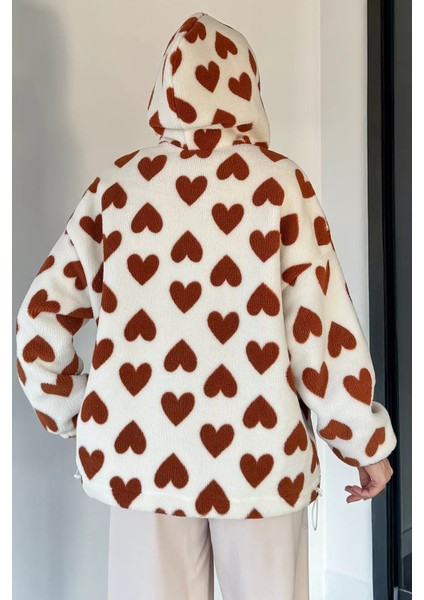 Kadın Kapüşonlu Ön Fermuarlı Iç Astarlı Polar Mont P-00018930 fırsatları