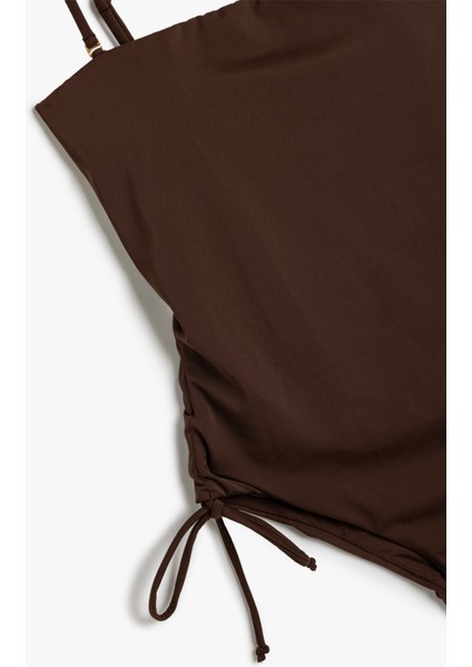 Straplez Mayo Dokulu Çıkarılabilir Askı Detaylı