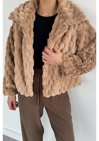 Kadın Iç Astarlı Peluş Mont P-00019100 fırsatları