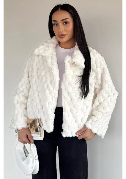 Kadın Iç Astarlı Peluş Mont P-00019100