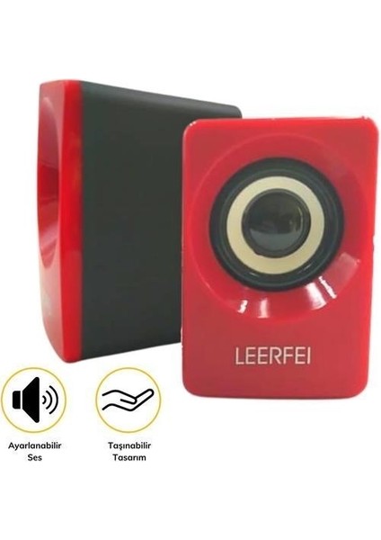 Sıladanal® N62 1+1 Multimedia USB ve Jacklı Mini Hoparlör Yüksek Stereo Ses Sistemi fiyatları