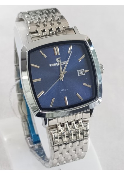 Çelik Kordonlu, Basmalı Kilitli, Takvim Göstergeli, Su Geçirmez, 2 Yıl Garantili Erkek Kol Saati