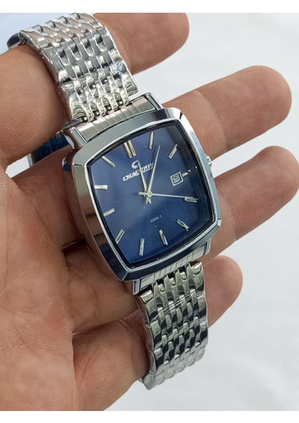 Çelik Kordonlu, Basmalı Kilitli, Takvim Göstergeli, Su Geçirmez, 2 Yıl Garantili Erkek Kol Saati fiyatları