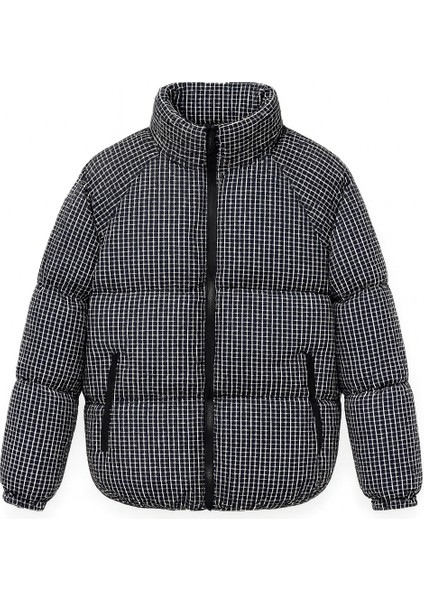 Erkek Astarlı Su ve Rüzgar Geçirmez Dik Yaka Şişme Mont fiyatları