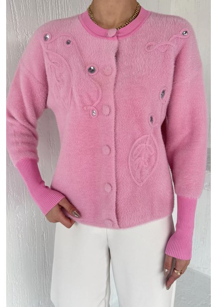 Kadın Pul Işlemeli Yumoş Iplik Triko Ceket (S-M-L-Xl Uyumludur) P-00018068 modelleri