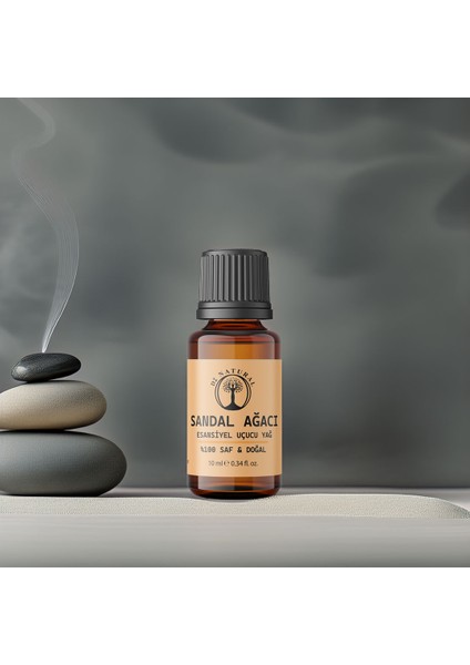 Sandal Ağacı Esansiyel Uçucu Yağ %100 Saf & Doğal 10 ml