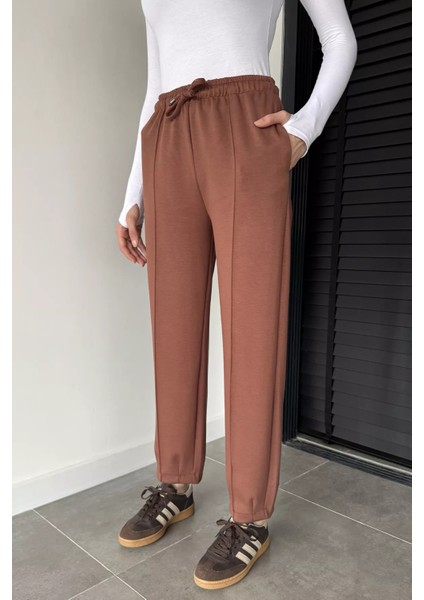 Kadın Bel Lastikli Çimalı Pantolon P-00018023