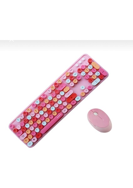 Kablosuz Klavye ve Mouse Seti (Notebook Pc Uyumlu 104 Tuşlu)