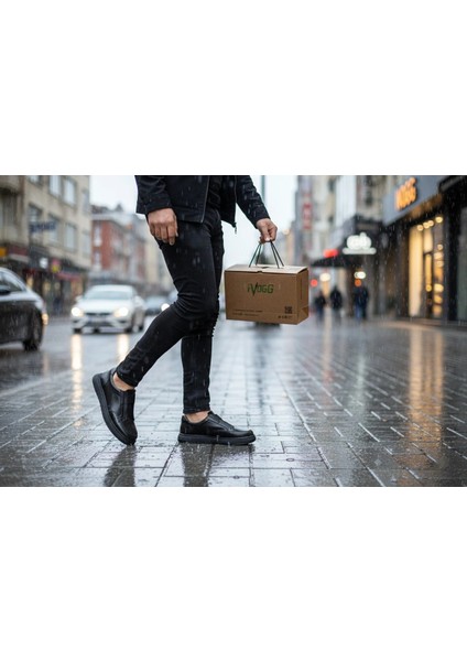 Viyana-Siyah Erkek Günlük Ayakkabı