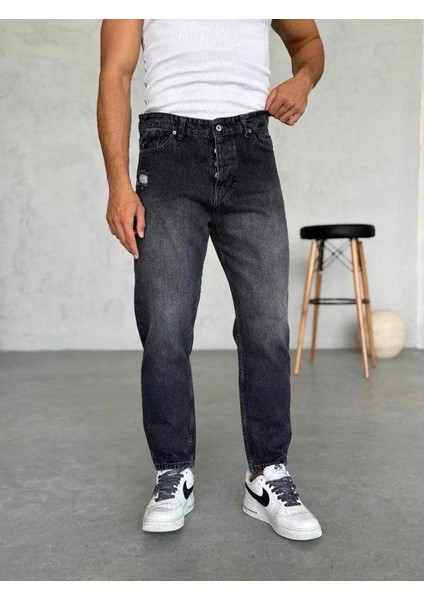 Erkek Antrasit Boyfrıend Pantolon