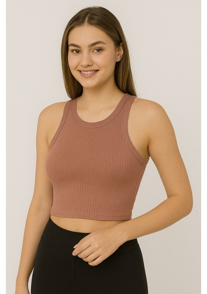 Askılı Crop – Yarım Atlet Büstiyer