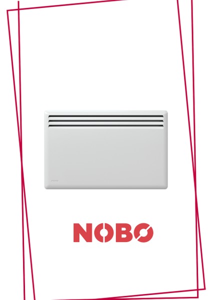 NFK4T-10 Konvektör Isıtıcı 1000 W | Ön Havalandırma, IP24, Zamanlayıcılı Termostat (NCU2Te), LOT 20 Uyumlu