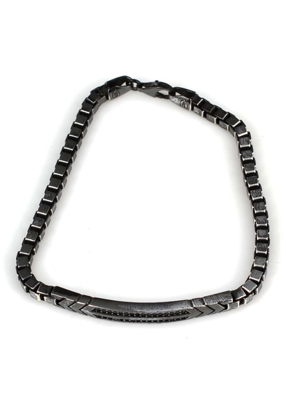 925 Ayar Gümüş Oniks Taşlı Çavuş Motifli Bileklik fiyatları