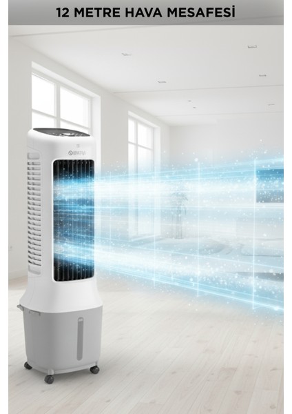 Peler Tower 10 Hava Soğutucu | 1000 m³/sa, 10 L Depo, 24 Hız, Uzaktan Kumandalı modelleri