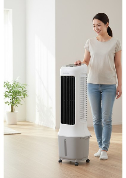 Peler Tower 10 Hava Soğutucu | 1000 m³/sa, 10 L Depo, 24 Hız, Uzaktan Kumandalı fırsatları