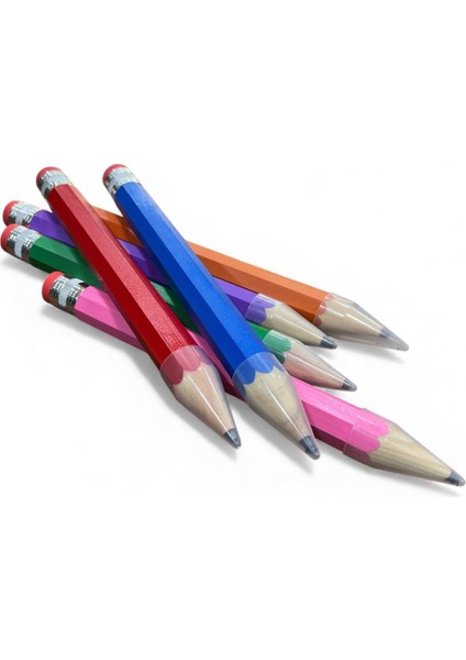 33 cm Jumbo Boy Kurşun Kalem Karışık Renkli fiyatları