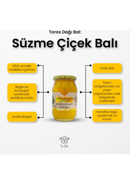 Süzme Çiçek Balı - 480 gr modelleri