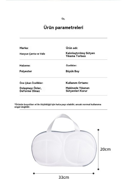 Sütyen Çamaşır Çantası Makine Yıkanabilir Koruyucu Iç Çamaşırı Saklama Deforme Olmayan Sutyen Özel Temizlik Koruyucu Örgü Çanta Kalınlaştırılmış ve (Yurt Dışından) fiyatları