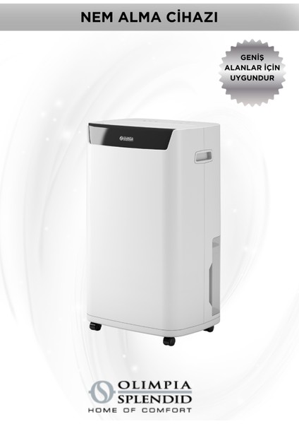 Aquaria S1 24 P Nem Alma Cihazı 24 L/Gün | Sessiz Çalışma, Tekerlekli Taşınabilir, Enerji Tasarruflu