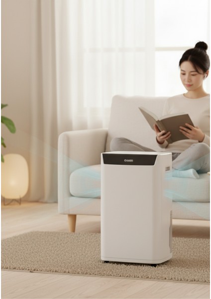 Aquaria S1 24 P Nem Alma Cihazı 24 L/Gün | Sessiz Çalışma, Tekerlekli Taşınabilir, Enerji Tasarruflu