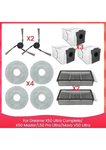 Dreame X50 Ultra COMPLETE/X50 MASTER/L50 Pro Ultra Yedek Parçaları Için (Yurt Dışından)