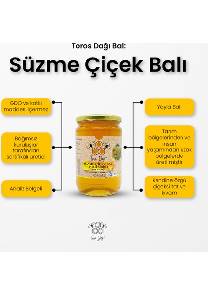 Süzme Çiçek Balı - 860 gr modelleri