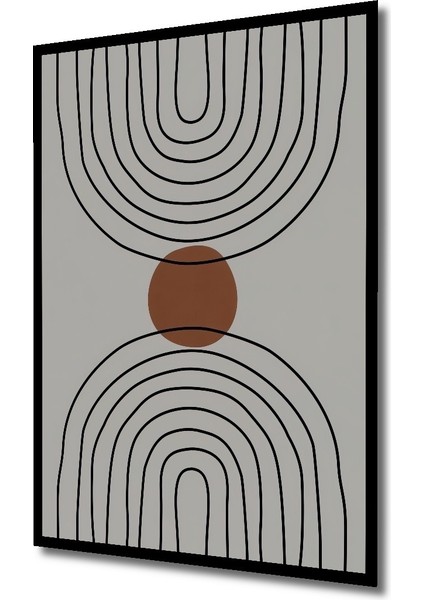 Çerçeve Görünümlü Dekoratif Ahşap Kare Soyut Çemberler Tablosu Ev/ofis/işyeri Tablo fiyatları