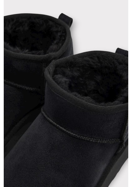 Ug-W Australia Siyah Süet Kar Botu (Mini Xl) Kadın Bot Kışlık Bilekte Kürklü Bot & Bootie indirimleri