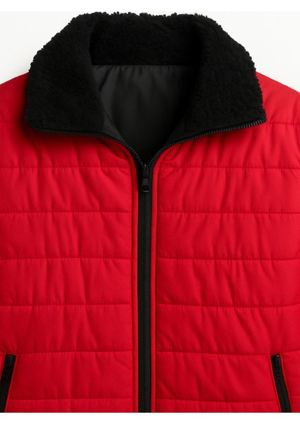 Erkek Yakası Kürklü Kapitone Mont fiyatları