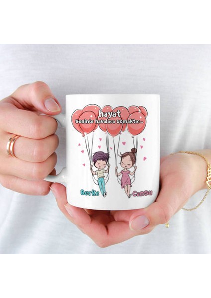 Sevgileye-Arkadaşa Özel Hediyelik|kişiselleştirilebilir Hediye Kupa Bardak