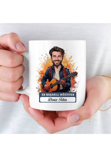 Mesleklere Özel Hediyelik|kişiselleştirilebilir Müzisyen Hediye Kupa Bardak