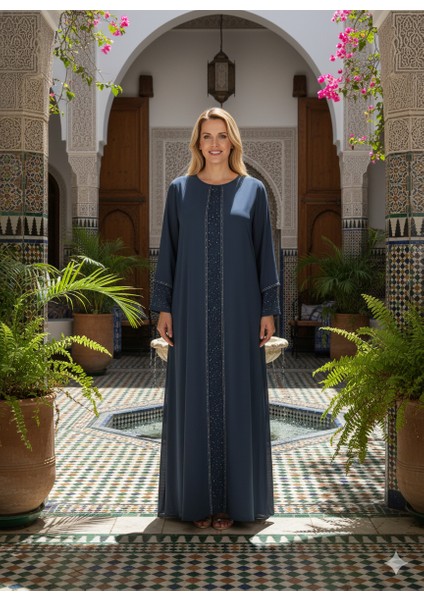 Kadın Anne Abiye Elbise Şifonlu Taş Işlemeli Düğün Nişan Özel Gün Rahat Kalıp fırsatları